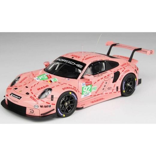 Maquette voiture plastique : Porsche 911 RSR 2018 LM GTE Class Winner 1/24 - Nunu Beemax PN24040