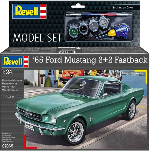 Model set 1965 Ford Mustang 2+2 Fastback 1/24 - Revell 67065