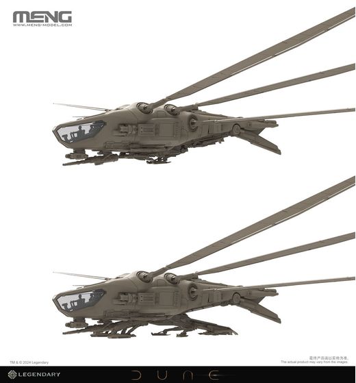 Maquette science fiction : Ornithopter Harkonnen Dune 1/72 - Meng DS-009