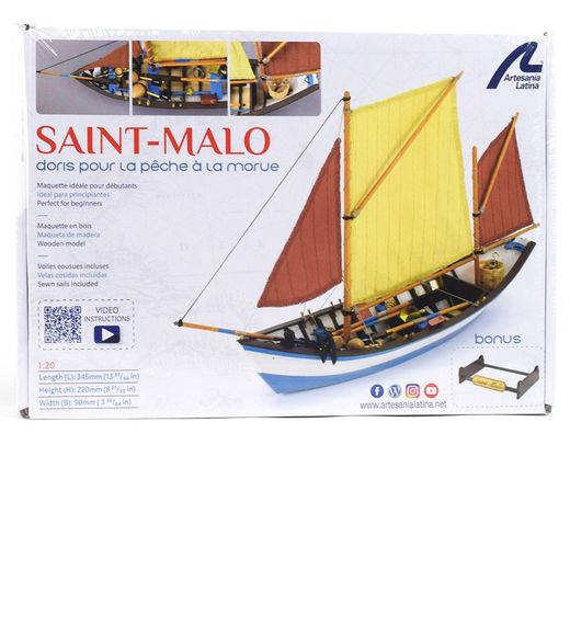 Maquette bateau en bois - Doris Saint Malo 1/20 - Artesania Latina 19010-N