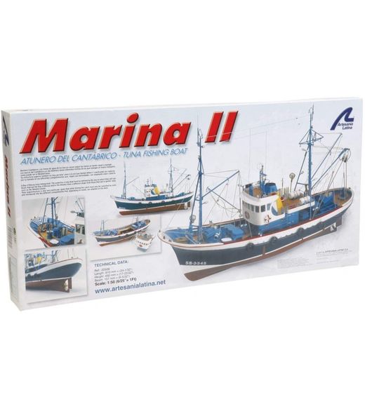 Maquette bateau bois - Artesania 20506 Chalutier Marina II