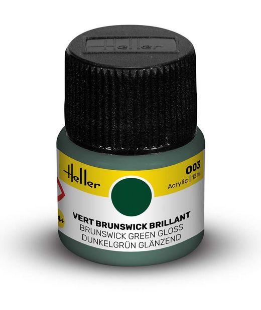 Peinture Acrylic 003 vert brunswick brillant - Heller 003