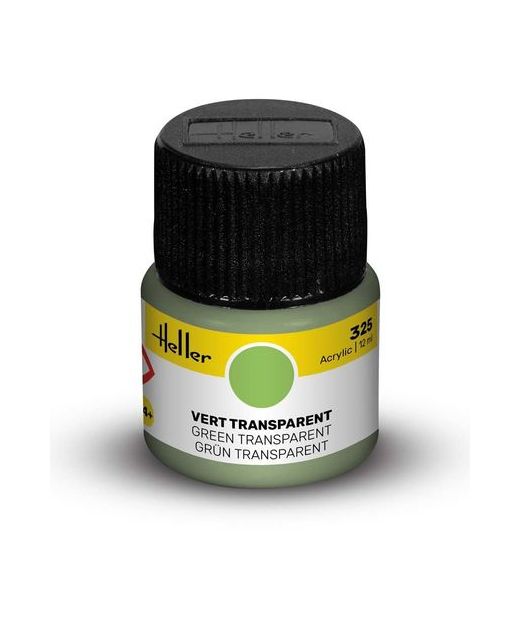 Peinture Acrylic 325 vert transparent - Heller 325