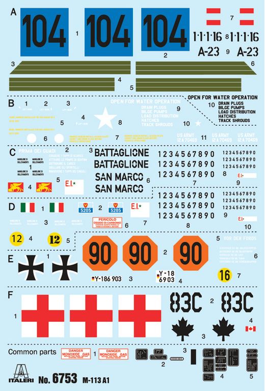 Maquette militaire : Char M113A1 1/35 - Italeri 6753