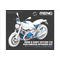 Maquette moto : BMW R nineT Option 719 Customized Upgrade Kit (Résine) - 1:9 - Meng SPS-078