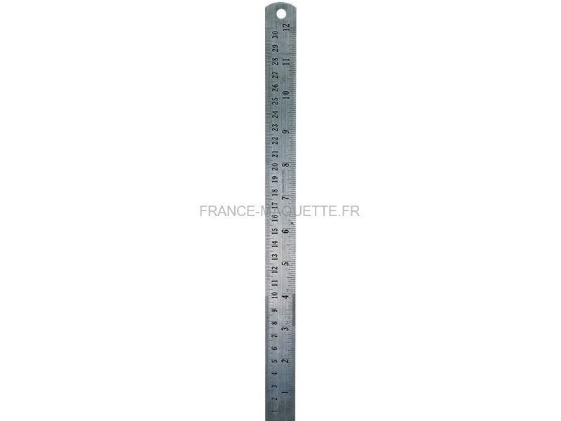 Règle Métallique Antidérapante 30 cm