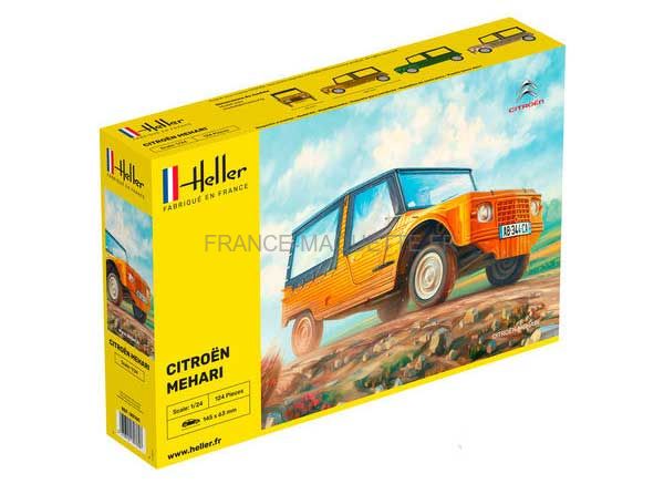 Heller - Maquette - Voiture - Starter Kit - Citroen 2CV Charleston