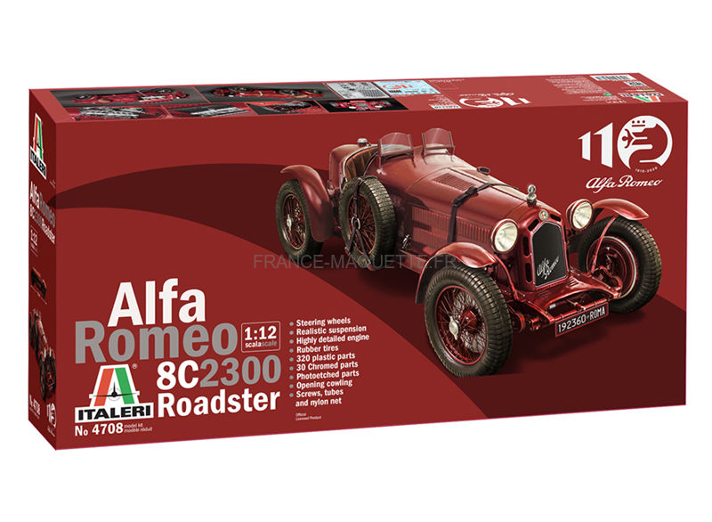 ITALERI 4708 - Maquette Alfa Romeo 8C 2300 Roadster