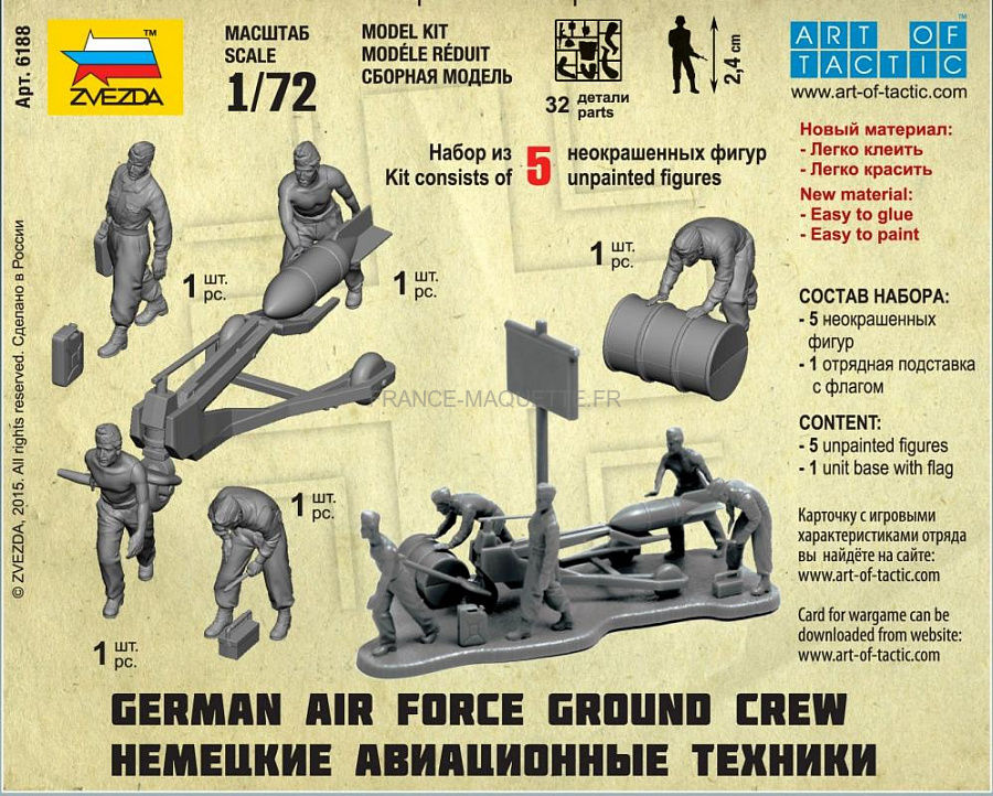 Figurines militaires : Mécaniciens Aviation Soviétique 2e GM - 1