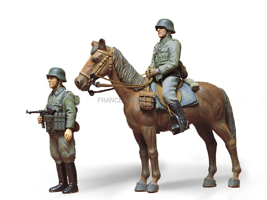 Tamiya 35053 : Figurines WWII Infanterie allemande à cheval