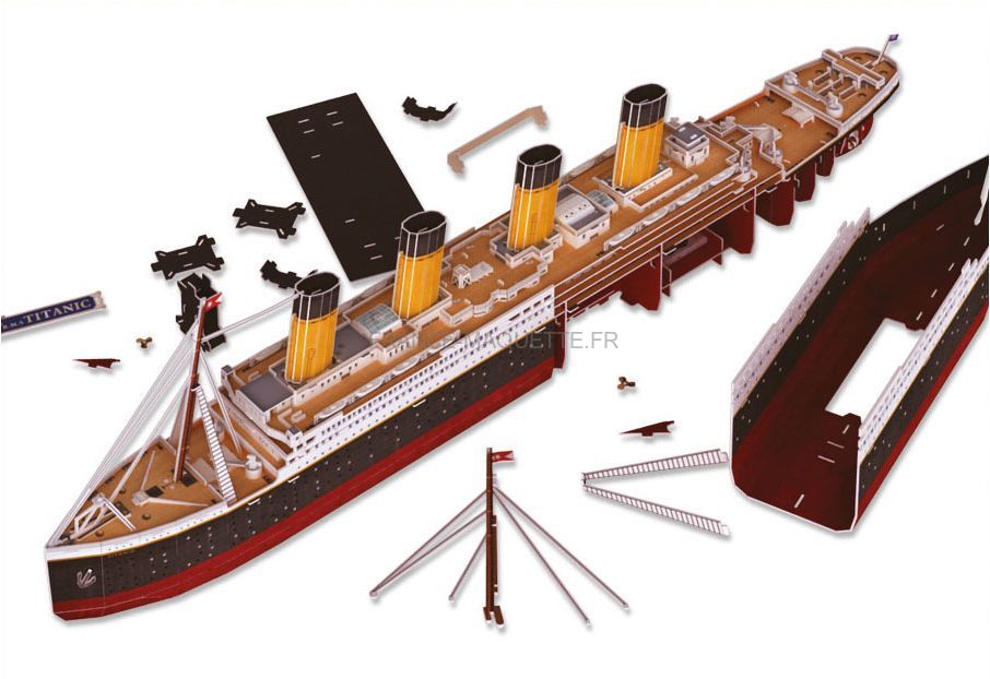 Puzzle Titanic, puzzle 3D